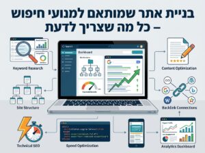 בניית אתר שמותאם למנועי חיפוש